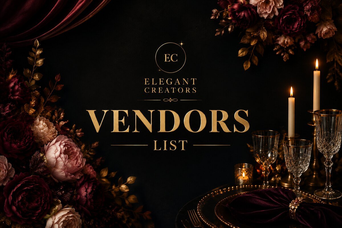 Elegant Creators Vendors List